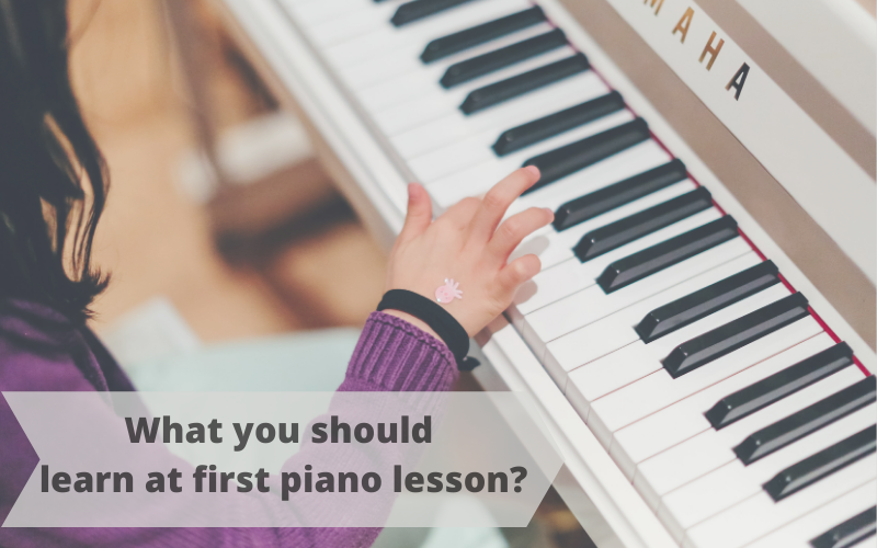 First Piano lesson